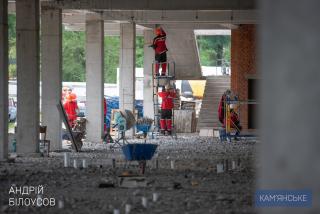 У Кам’янському зводять найбільший в області Палац спорту